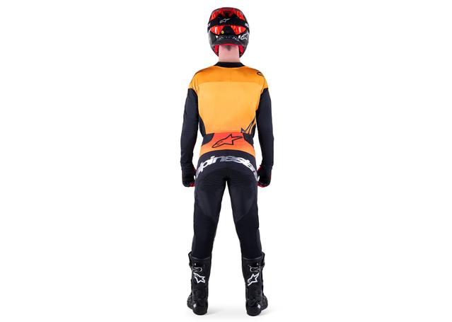 ALPINESTARS MX23 TECHSTAR SEIN PANTS BLACK HOT ORANGE