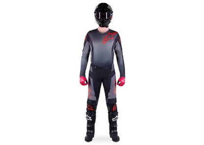 ALPINESTARS MX23 TECHSTAR SEIN PANTS BLACK NEON RED