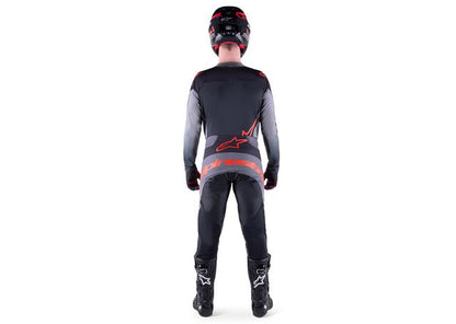 ALPINESTARS MX23 TECHSTAR SEIN JERSEY BLACK NEON RED