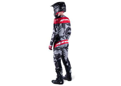 ALPINESTARS MX23 RACER TACTICAL JERSEY CAST GRAY CAMO MARS RED