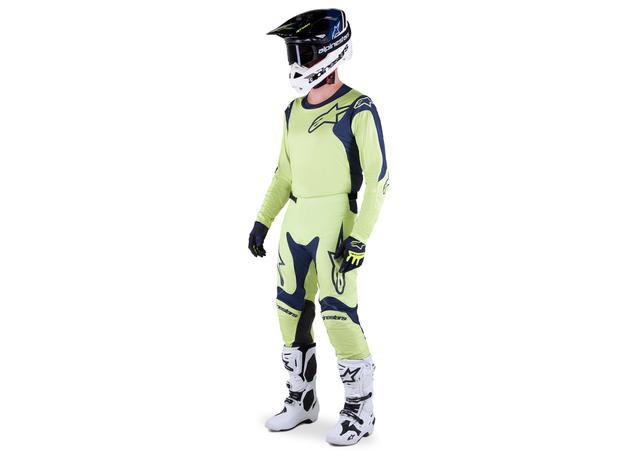 ALPINESTARS MX23 RACER HOEN JERSEY NIGHT NAVY FLUORITE GREEN