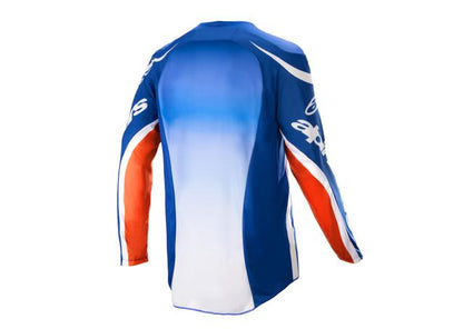 ALPINESTARS MX23 RACER SEMI JERSEY BLUE HOT ORANGE