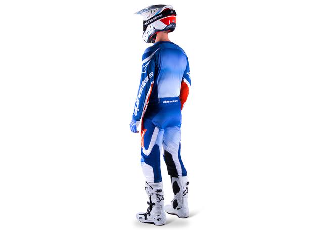 ALPINESTARS MX23 RACER SEMI PANTS BLUE HOT ORANGE