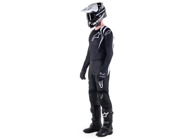 ALPINESTARS MX23 FLUID NARIN JERSEY BLACK WHITE