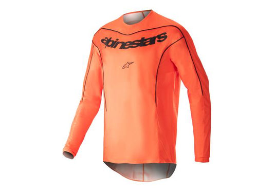 ALPINESTARS MX23 FLUID LURV JERSEY HOT ORANGE BLACK