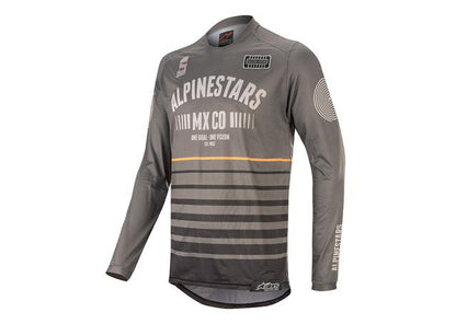 Alpinestars 2020 Racer Tech Flgshp Jersey Drk Gry/Blk/Org L