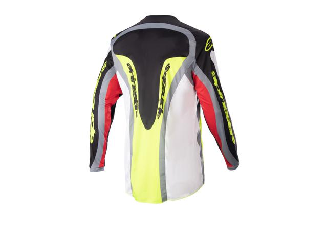 ALPINESTARS MX23 FLUID AGENT JERSEY BLACK MARS RED YELLOW FLURO