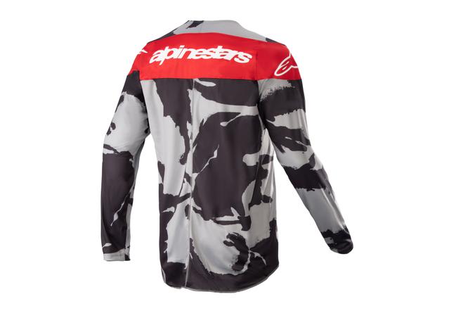 ALPINESTARS MX23 YOUTH RACER TACTICAL JERSEY CAST GRAY CAMO MARS RED