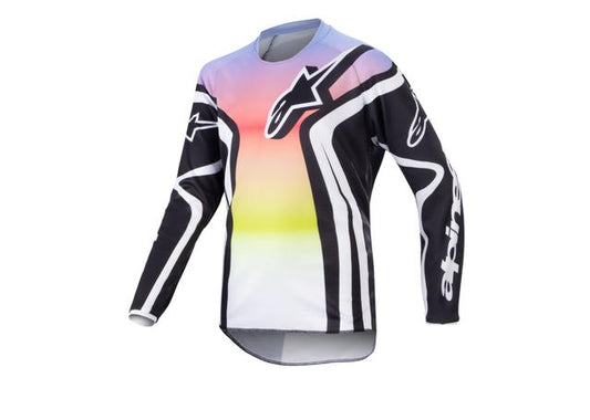 ALPINESTARS MX23 YOUTH RACER SEMI JERSEY BLACK MULTICOLOR