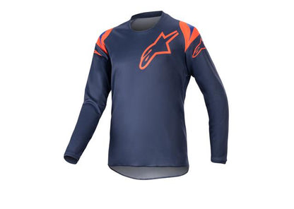 ALPINESTARS MX23 YOUTH RACER NARIN JERSEY NIGHT NAVY HOT ORANGE