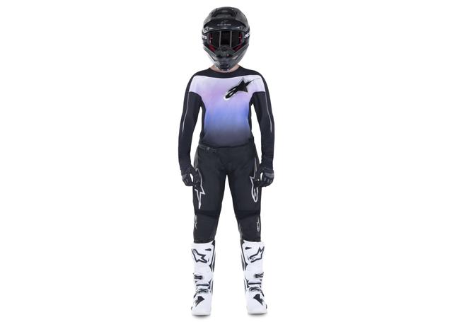 ALPINESTARS MX23 STELLA FLUID JERSEY BLACK FROZEN PURPLE