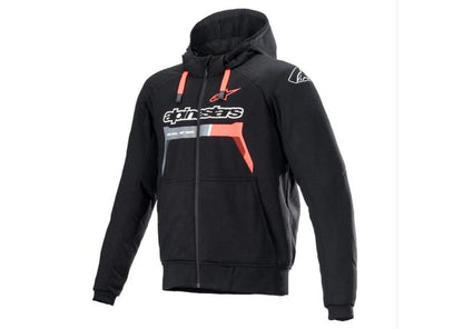 ALPINESTARS CHROME IGNITION HOODIE BLACK RED