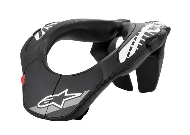 ALPINESTARS MX23 YOUTH NECK SUPPORT BLACK WHITE