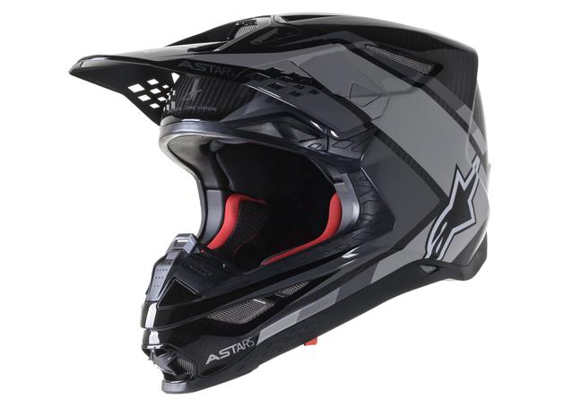 Alpinestars SM10 META 2 Helmet Black Grey