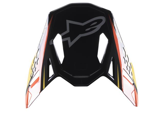 Alpinestars SM10 META 2 Helmet Black Yellow Red