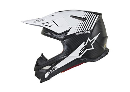 ALPINESTARS SUPERTECH SM10 DYNO HELMET Black White