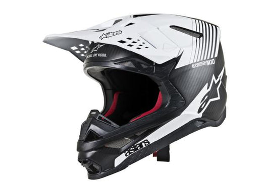 ALPINESTARS SUPERTECH SM10 DYNO HELMET Black White