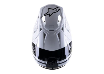 ALPINESTARS MX23 SM8 RADIUM 2 HELMET BLACK WHITE