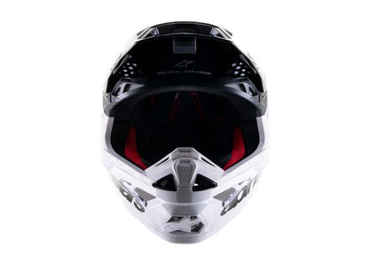 ALPINESTARS MX23 SM8 RADIUM 2 HELMET NIGHTLIFE GLOSS BLUE WHITE