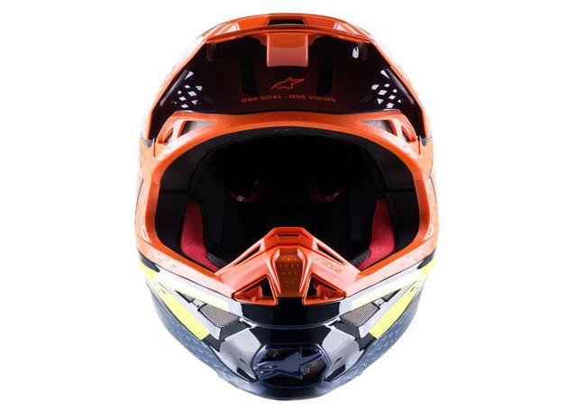 Alpinestars SM8 Factory Helmet Navy Orange