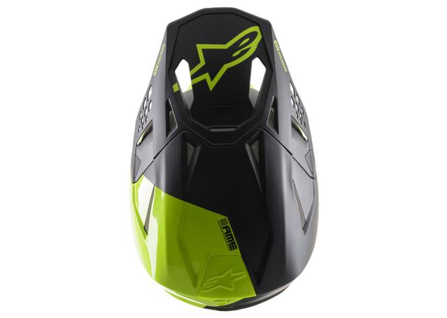 Alpinestars SM8 ECHO Helmet BLACK YELLOW