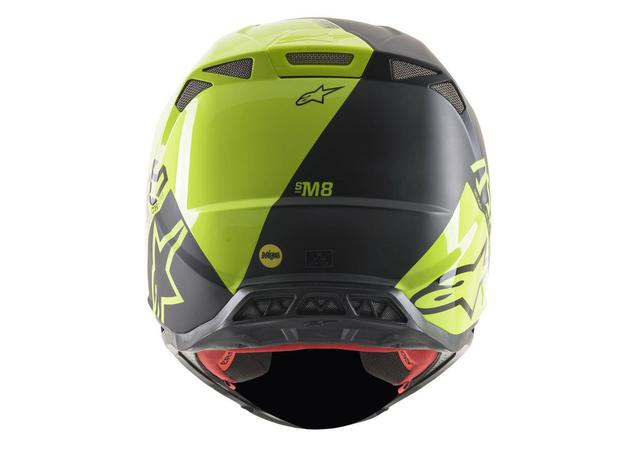 Alpinestars SM8 ECHO Helmet BLACK YELLOW