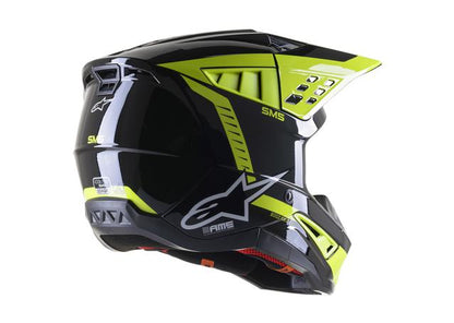 Alpinestars MX22 SM5 Beam Helmet White Grey Yellow