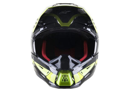 Alpinestars MX22 SM5 Beam Helmet White Grey Yellow