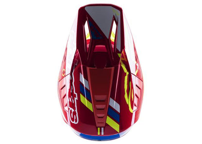 ALPINESTARS MX23 SM5 ACTION HELMET GLOSS RED WHITE FLURO YELLOW