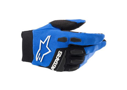 ALPINESTARS MX24 YOUTH FULL BORE GLOVE BLUE BLACK