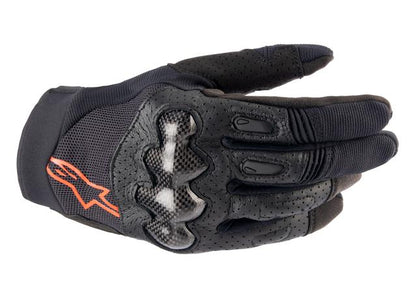 ALPINESTARS MX24 MEGAWATT GLOVES BLACK RED FLURO