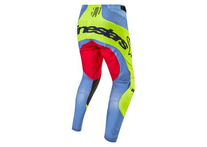 ALPINESTARS MX24 TECHSTAR OCURI PANT LIGHT BLUE YELLOW