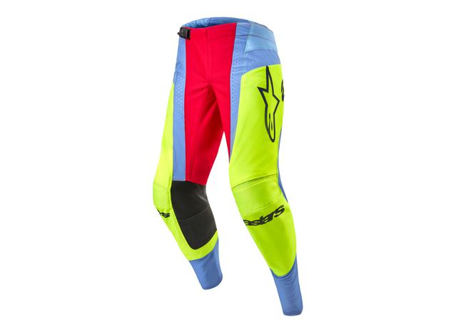 ALPINESTARS MX24 TECHSTAR OCURI PANT LIGHT BLUE YELLOW