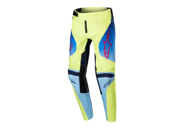 ALPINESTARS MX24 YOUTH RACER HOEN PANT YELLOW BLUE