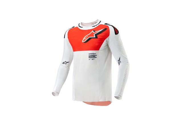 ALPINESTARS MX24 SUPERTECH WARD JERSEY WHITE ORANGE