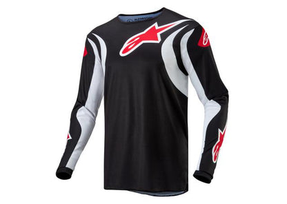 ALPINESTARS MX24 YOUTH RACER LUCENT JERSEY BLACK WHITE