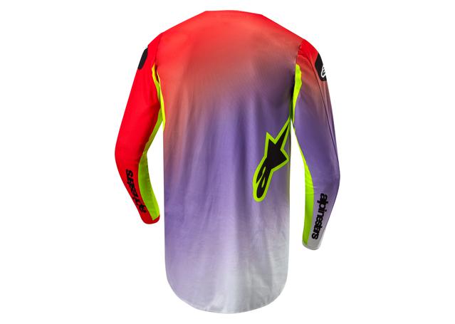 ALPINESTARS MX24 FLUID LUCENT JERSEY RED YELLOW