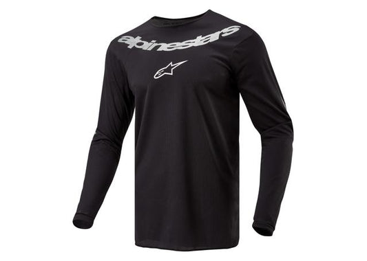 ALPINESTARS MX24 FLUID GRAPHITE JERSEY BLACK SILVER