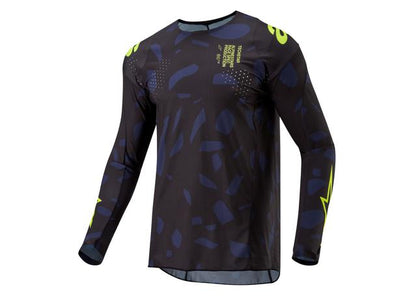 ALPINESTARS MX24 TECHSTAR RANTERA JERSEY BLACK HI-VIS