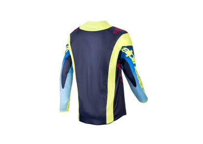 ALPINESTARS MX24 YOUTH RACER HOEN JERSEY YELLOW BLUE