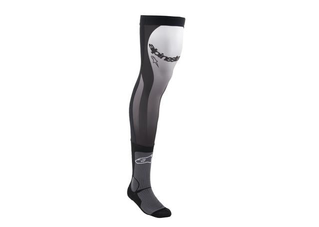 ALPINESTARS MX24 KNEE BRACE SOCKS BLACK WHITE