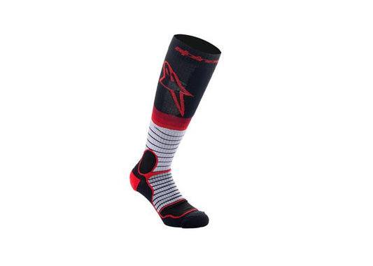 ALPINESTARS MX24 MX PRO SOCKS BLACK GREY RED