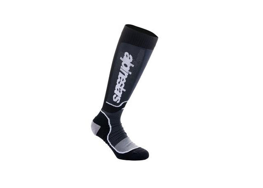 ALPINESTARS MX24 MX PLUS SOCKS BLACK WHITE