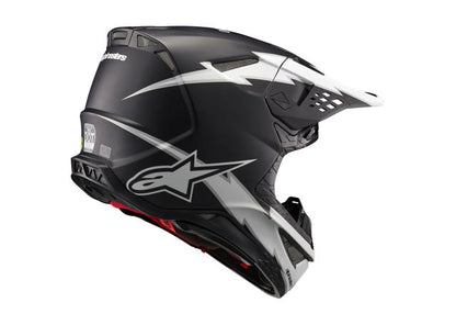 ALPINESTARS MX24 SM10 AMPRESS HELMET BLACK WHITE