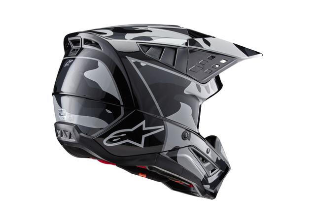 ALPINESTARS MX24 SM5 ROVER HELMET BLACK SILVER