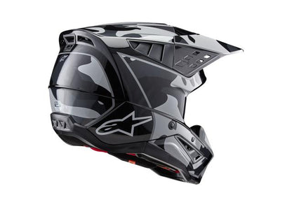 ALPINESTARS MX24 SM5 ROVER HELMET BLACK SILVER