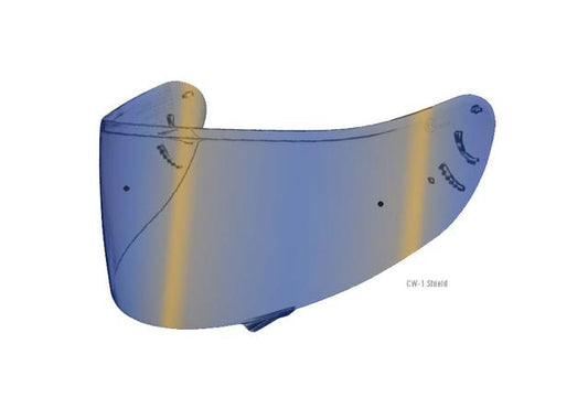 Shoei Visor CW-1 Blue Spectra