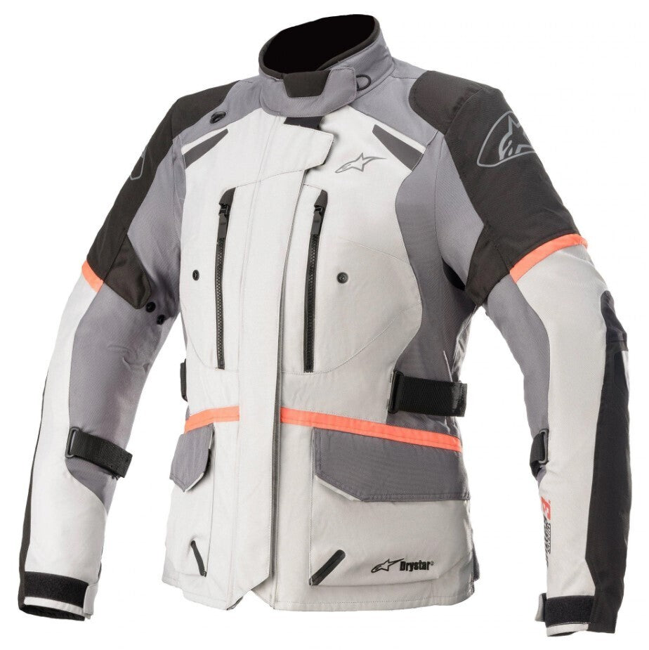 Alpinestars Stella Andes V3 Womens Drystar Jacket Ice Grey Dark Grey