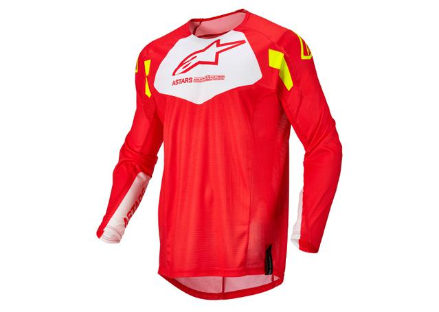 Alpinestars MX22 Techstar Factory Jersey Red White