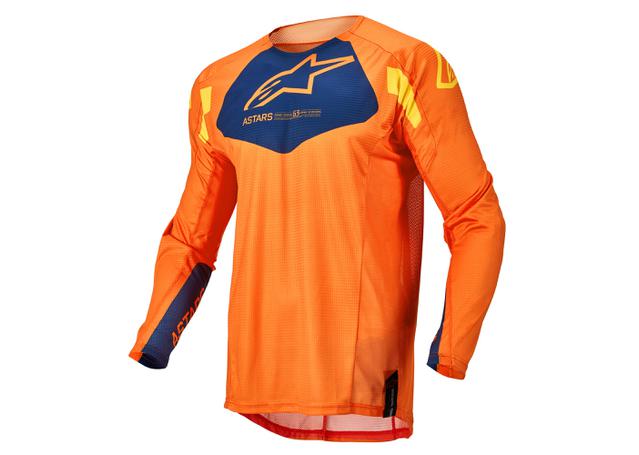 Alpinestars MX22 Techstar Factory Jersey Orange Navy